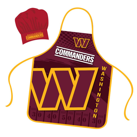 Mojo Licensing - Washington Commanders Apron & Hat Set