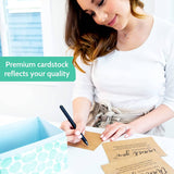 T Marie - 50 4x6" Thank You For Your Order Cards - Kraft Bulk Inserts