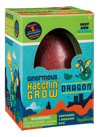 Toysmith - Ginormous Hatchin' Grow Dragon