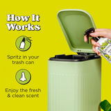 ~Pourri - Home-Pourri Trash Can Odor Refresher 8 Oz, Lime Zest Matcha