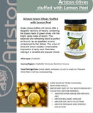 Ariston Specialties - Ariston Green Olives Stuffed with Lemon Peel