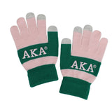 PinktownUSA - AKA Pink Finger Touch and Grip Knit Winter Gloves