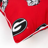 Everything Comfy - Georgia Bulldogs Decorative Pillow: Single