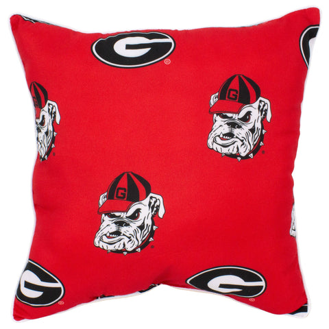 Everything Comfy - Georgia Bulldogs Decorative Pillow: Single