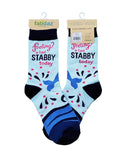 Fabdaz - Feeling a Tad Stabby Today Narwhal Women's Crew Socks