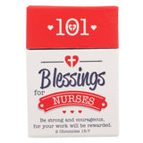 Christian Art Gifts - 101 Blessings for Nurses Box of Blessings - 2 Chronicles 15:
