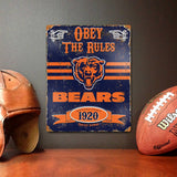 Party Animal - Chicago Bears Embossed Metal Sign