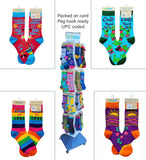 Fabdaz - First the Coffee Then the Things Women's Crew Socks