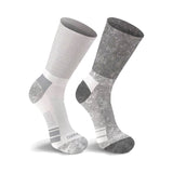 Extreme Fit Wholesale - 2-Pairs: Non-Binding Loose Fit Cotton Diabetic Crew Socks