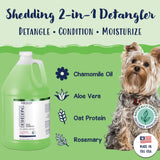 Arkwright Home - Deshedding Dog Shampoo and Conditioner, 2-in-1 formula: 13 oz