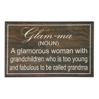 African American Expressions - Glamma Wall Plaque