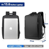 VIGOR - Luxury mens waterproof business Computer usb school backpack: 1 Back Pack Bag