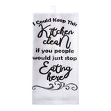 "Keep This Kitchen Clean" Decorative Kitchen Towel