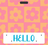 OUTSIDE THE BOX, LLC - Badge Buddies Horizontal Checkered: Badge Buddy Horizontal Checkered MA