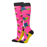 Think Medical Wholesale - Fashion Compression Birds & Bees Sock