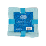 Arkwright Home - Pack of 6 Campbell Ramsey Washcloths 12x12 - Assorted Colors