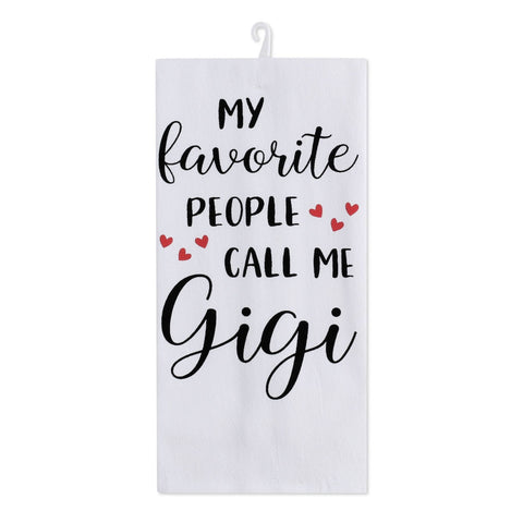 Duke Imports - "Favorite People Gigi" Decorative Kitchen Towel