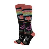 Think Medical Wholesale - Nursing Work Fashion Compression Knee High Socks   : Reg