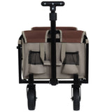 39F Inc. - All-in-one Convertible Folding Camping Wagon Cart: Beige