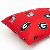 Everything Comfy - Georgia Bulldogs Pillowcase: Single / Standard