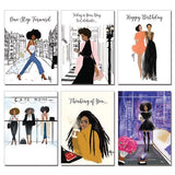 African American Expressions - AOAB740 All Occasion Cards - Sister Friends Assortment