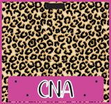 OUTSIDE THE BOX, LLC - Badge Buddies Horizonal Leopard: Badge Buddy Horizontal Leopard MA