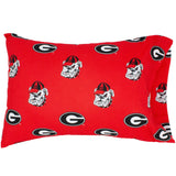 Everything Comfy - Georgia Bulldogs Pillowcase: Single / Standard