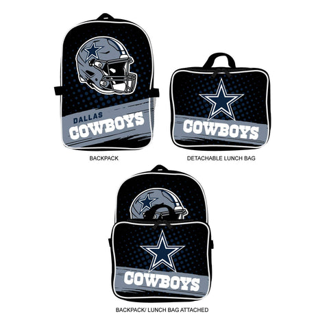 Dallas Cowboys Backpack Lunchbox Set