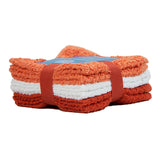 Arkwright Home - Pack of 6 Campbell Ramsey Washcloths 12x12 - Assorted Colors