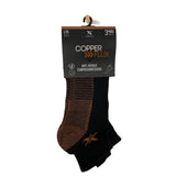 Extreme Fit Wholesale - COPPER-INFUSED COMPRESSION SOCKS (3-PAIRS PACKED TOGETHER): L/XL
