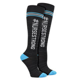 Think Medical Wholesale - "Nurse Strong" Fashion Compression Socks: 92051 REG