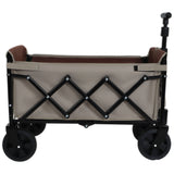39F Inc. - All-in-one Convertible Folding Camping Wagon Cart: Beige