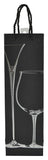 Three Star IM/EX Inc. - 14" WINE BAG, SILVER CHAMPAGNE & WINE GLASS
