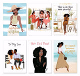 African American Expressions - AOAB820 All Occasion Cards - Sister Friend 2 Assortment