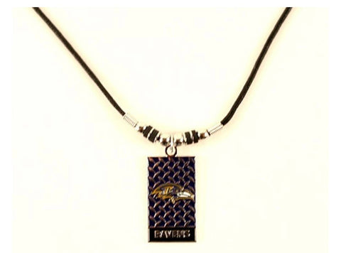 Diamond Plate Styles Necklaces- Baltimore Ravens