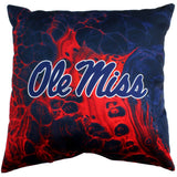 Everything Comfy - Ole Miss Rebels 2 Sided Color Swept Decorative Pillow, 16" x 16"