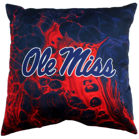 Everything Comfy - Ole Miss Rebels 2 Sided Color Swept Decorative Pillow, 16" x 16"