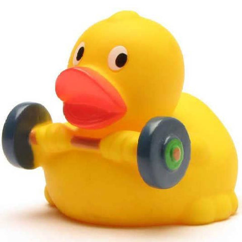Duckshop - Rubber Duck Weightlifter - Rubber Duck