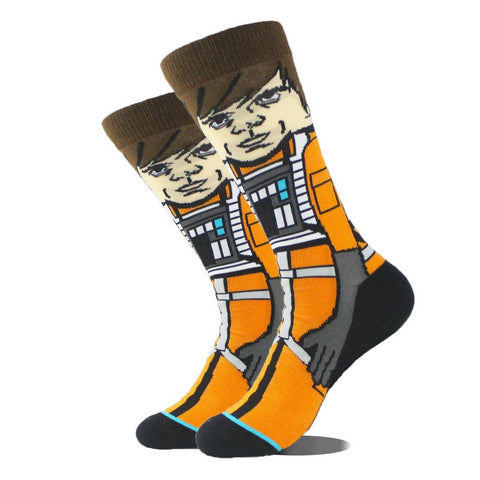 ACCITY - CARTOON STAR WARS SERIES CASUAL CREW SOCKS_CWAH1113: TYPE5 / (OS) 3