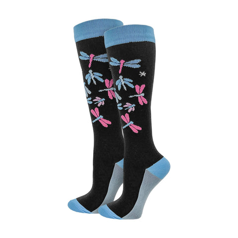Think Medical Wholesale - Dragonflies Fashion Compression Socks