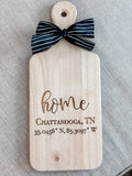 Theba Handmade - Custom Home Cheese Board: Large(8x18")