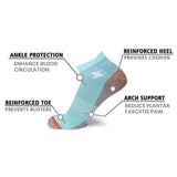 Extreme Fit Wholesale - COPPER-INFUSED ANKLE SOCKS (3-PAIRS PACKED TOGETHER): Large/XL