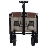 39F Inc. - All-in-one Convertible Folding Camping Wagon Cart: Beige