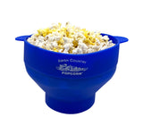 Amish Country Popcorn - Silicone Microwave Popper: Grey