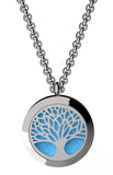 Wild Essentials - Tree Of Life Essential Oil Diffuser Necklace Set w/ 4 Oils