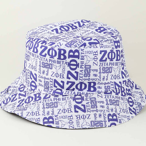3AM BY H&D ACCESSORIES - Choose Your Sorority Bucket Hat : Blue
