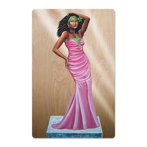 African American Expressions - DIVA PINK MAGNET