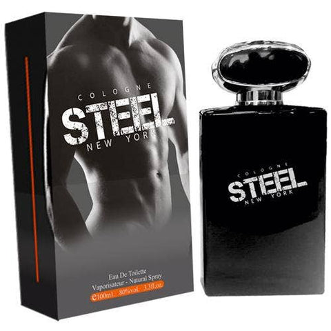 Steel New York 3.3 oz for Men – Clean Fresh Scent