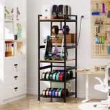 39F Inc. - 3D Printer Workstation Collection with Filament Storage: Slim Power Tower