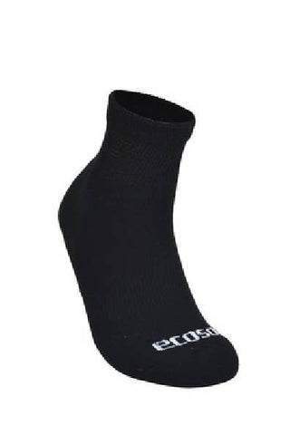 Cutieful - Ecosox Diabetic Quarter - Medium: Black Quarter - 1